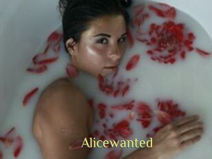 Alicewanted