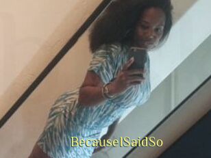 BecauseISaidSo