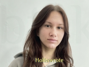Holliswrote